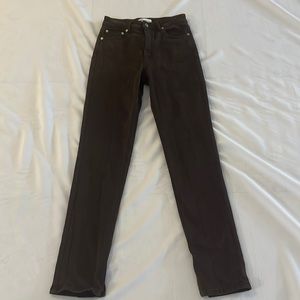 Brown jeans from Zara. Size 6